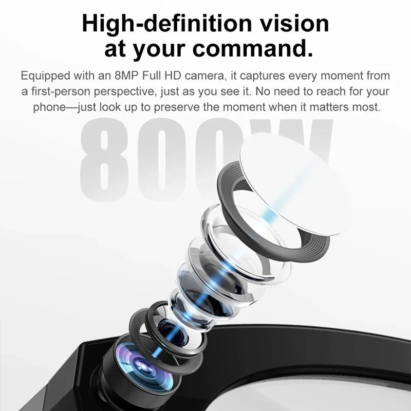Gafas Inteligentes con Cámara HD