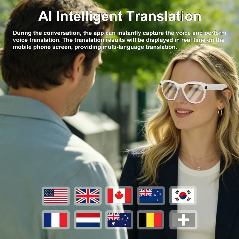 Gafas Inteligentes con Cámara HD